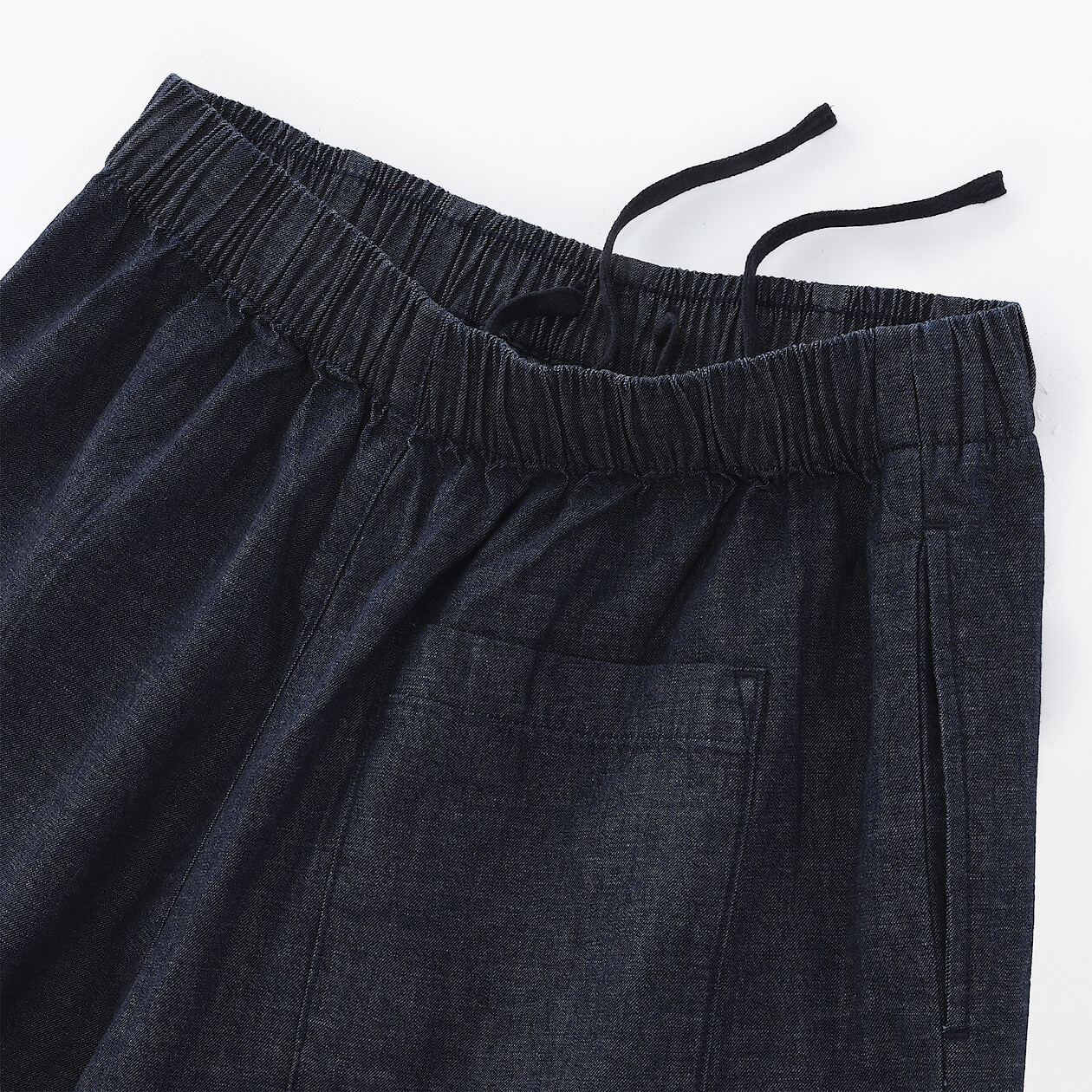 Spódnico-spodnie z kapoku denim granatowa