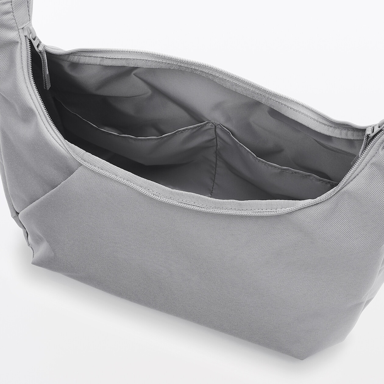 Torba listonoszka wodoodporna miękka szara