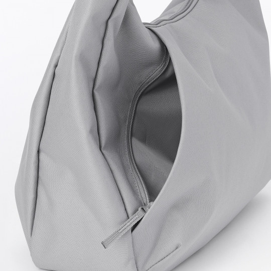 Torba listonoszka wodoodporna miękka szara