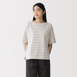 Bluzka z dekoltem w łódkę i...