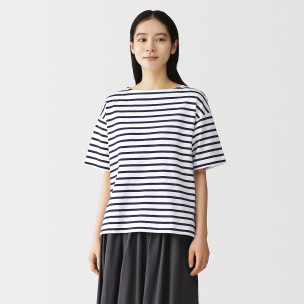 Bluzka z dekoltem w łódkę i...