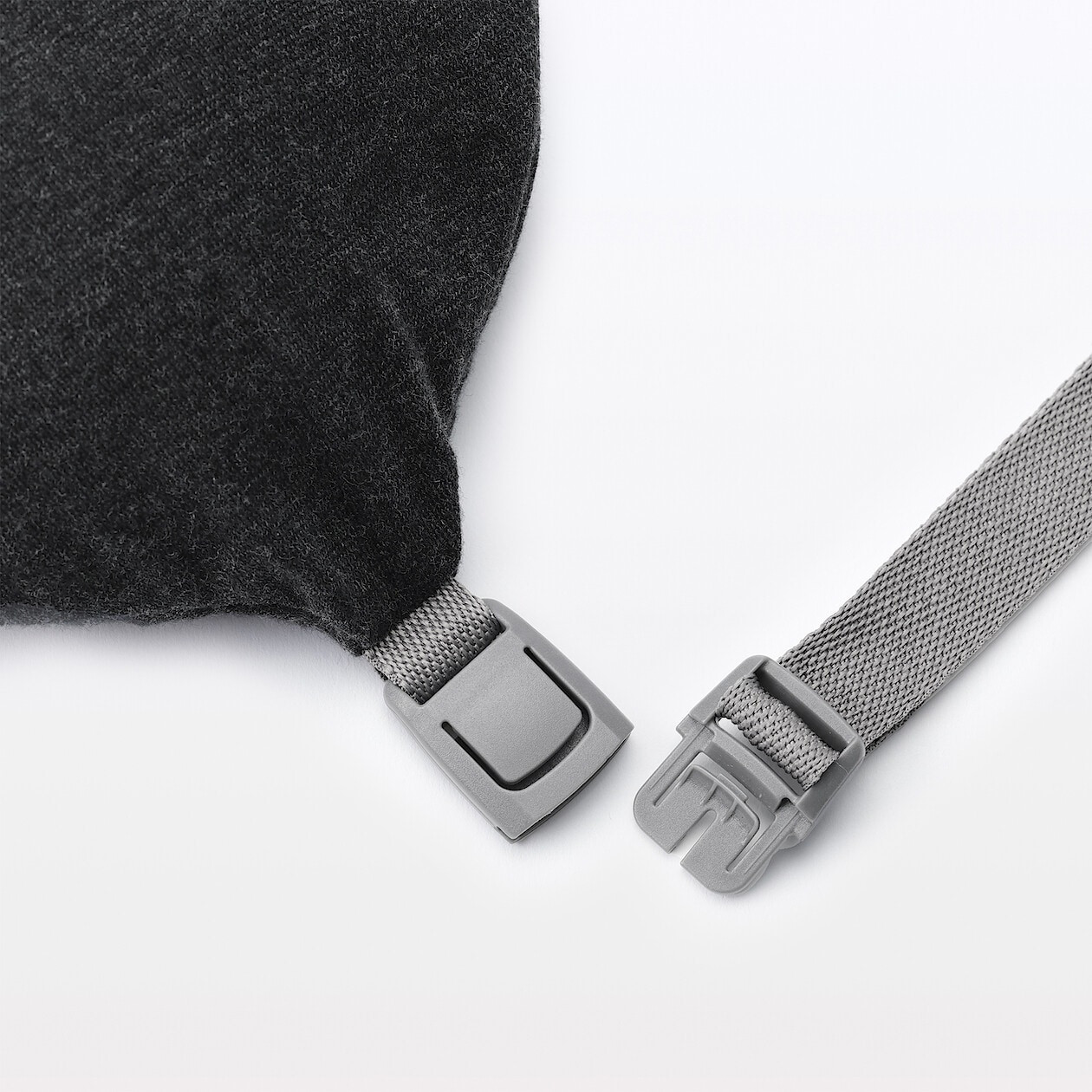 Poduszka podróżna na szyję czarna