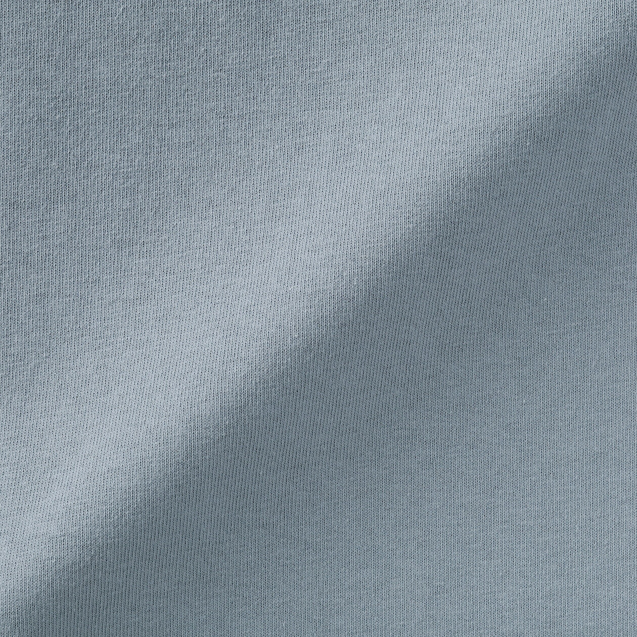 T-shirt z grubo tkanej bawełny błękitny