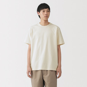 T-shirt z grubo tkanej...