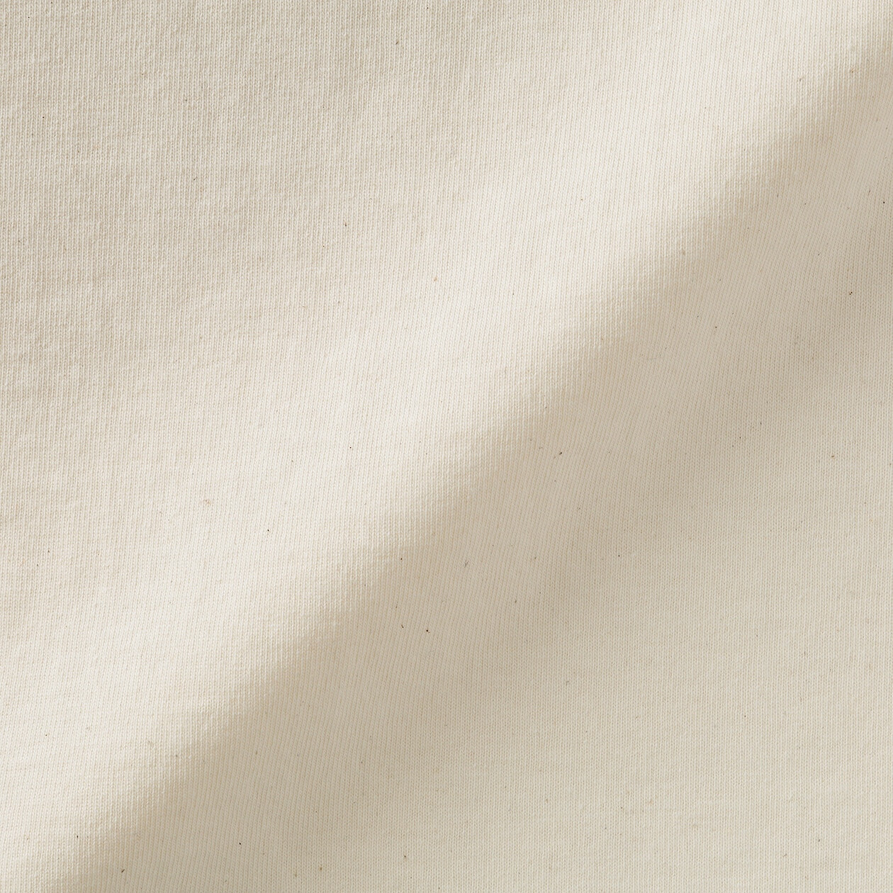 T-shirt z grubo tkanej bawełny natural