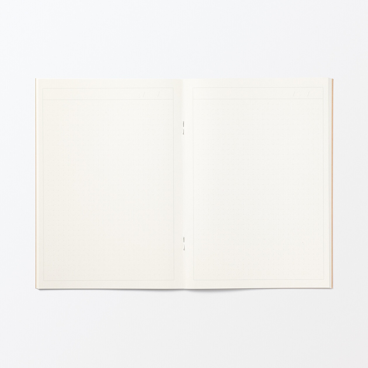 Notatnik datowany kropki