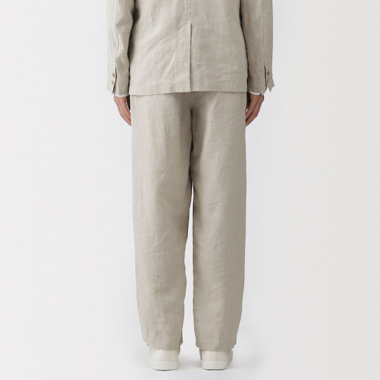 Spodnie lniane natural