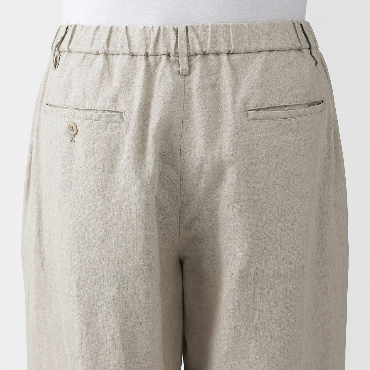 Spodnie lniane natural