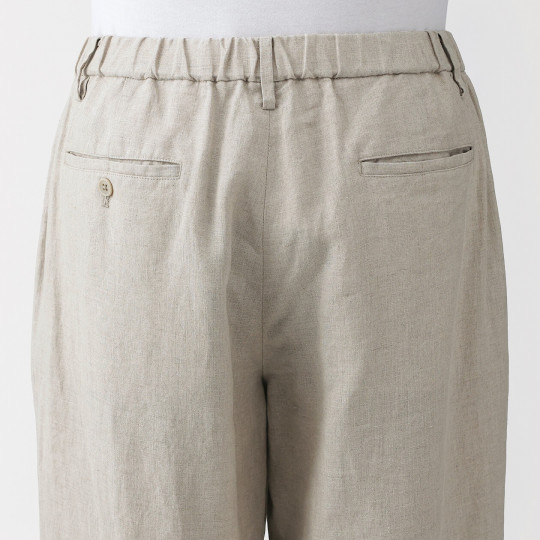 Spodnie lniane natural