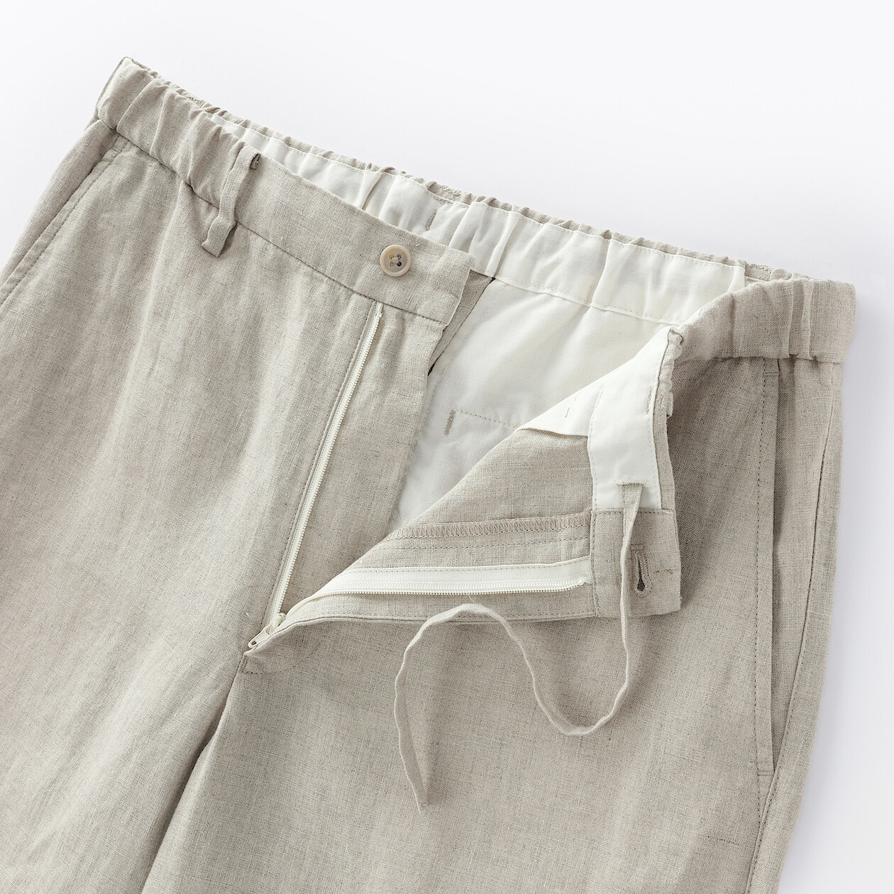Spodnie lniane natural