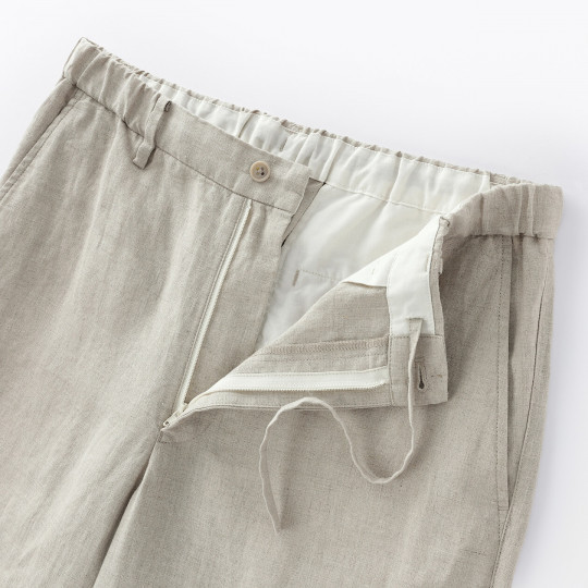 Spodnie lniane natural