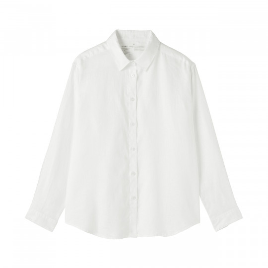 Koszula lniana biała