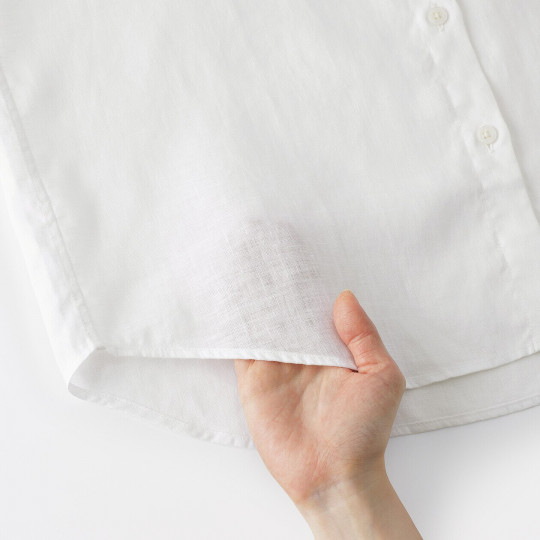 Koszula lniana biała