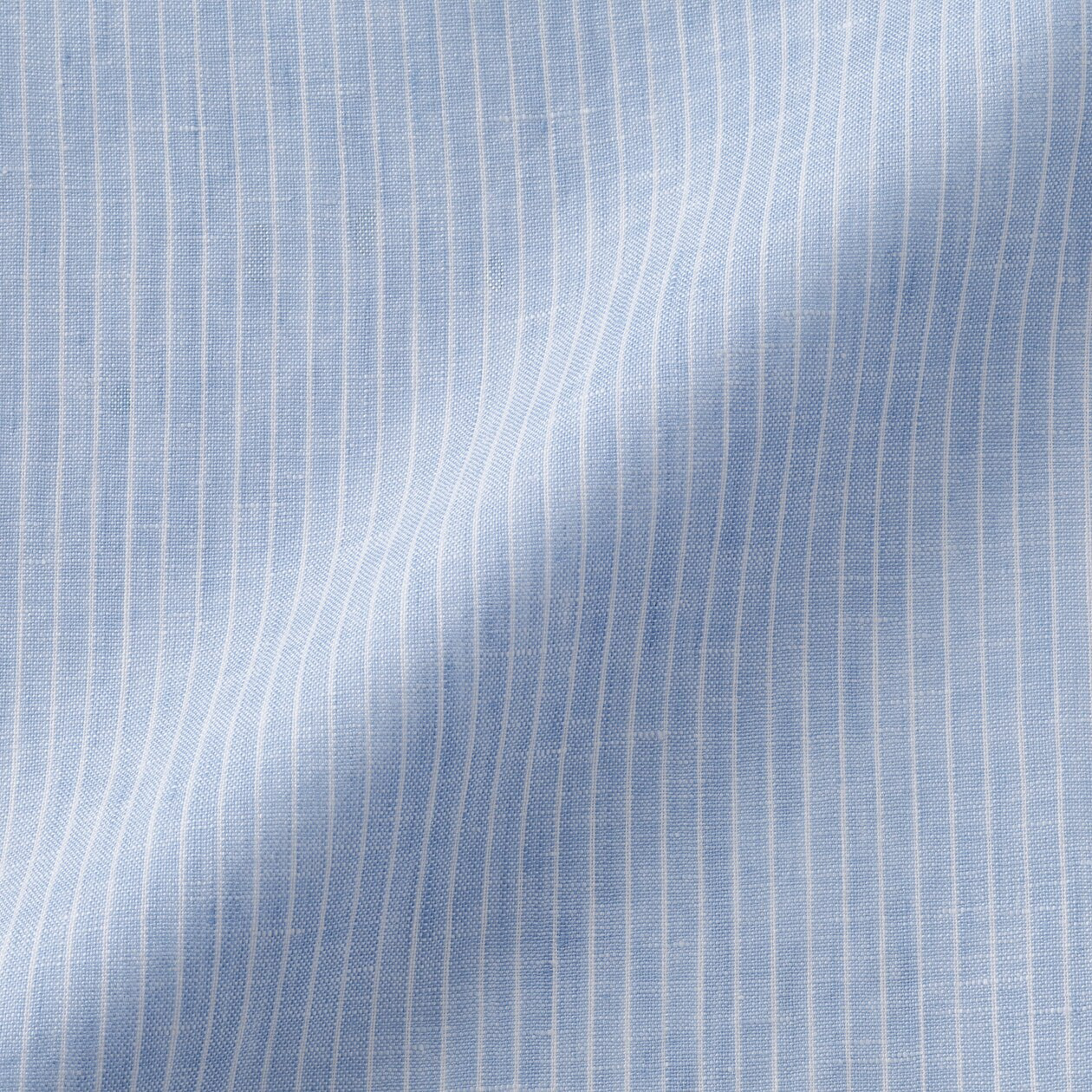 Koszula lniana błękitna w paski