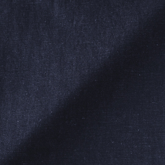 Spodnie lniane easy fit denim granatowe