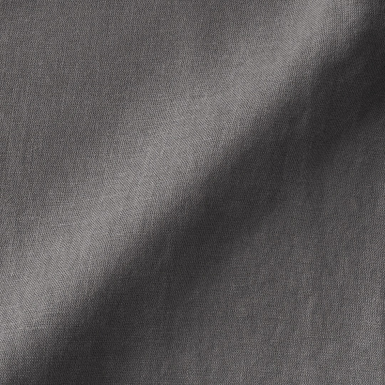 Spodnie lniane easy fit szare