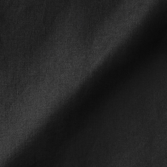 Spodnie lniane easy fit czarne