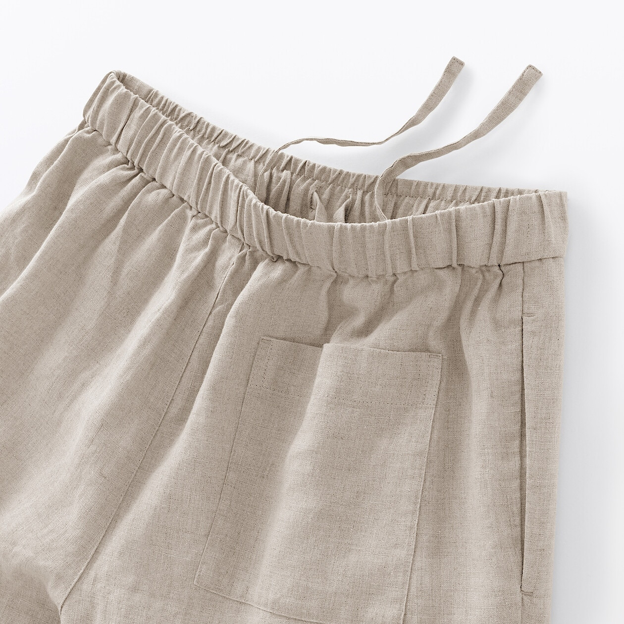 Spodnie lniane easy fit natural