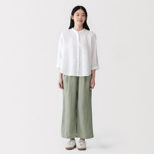 Spodnie lniane easy fit...