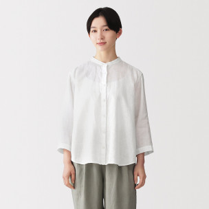 Bluzka lniana z rękawem 3/4...