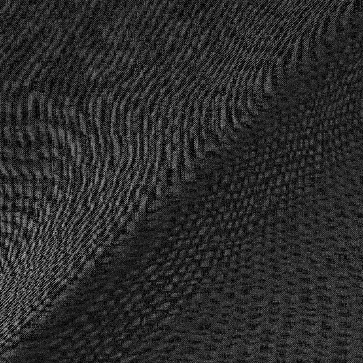 Bluzka lniana z rękawem 3/4  czarna