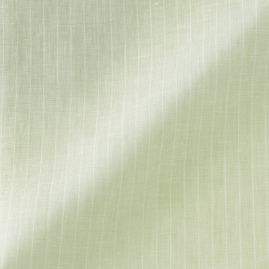 Bluzka lniana z rękawem 3/4 zielona w paski