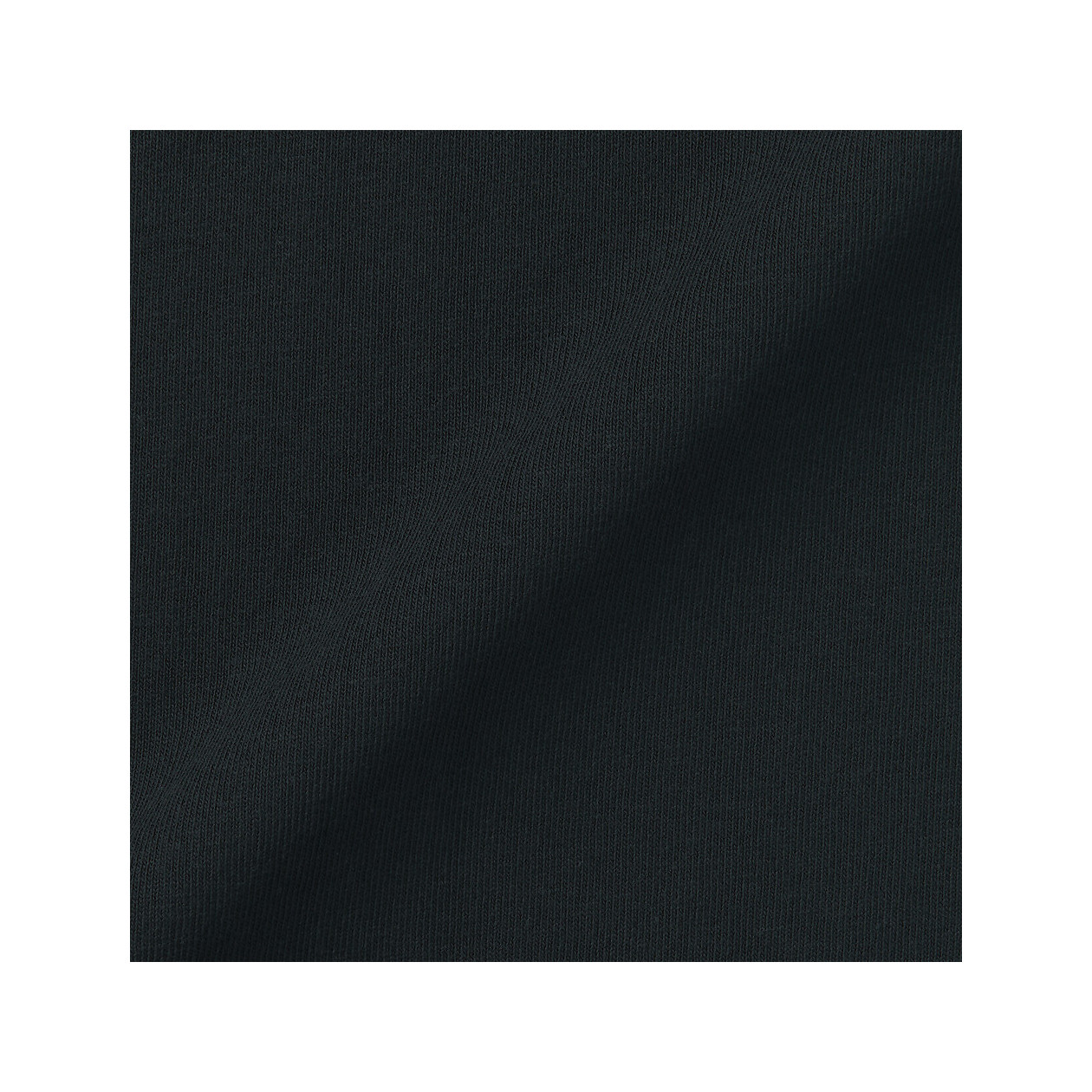 T-shirt z grubo tkanej bawełny czarny