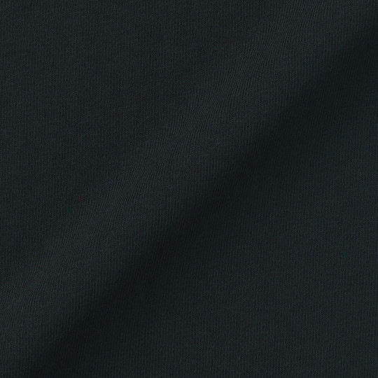 T-shirt z grubo tkanej bawełny czarny