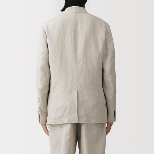 Marynarka lniana natural