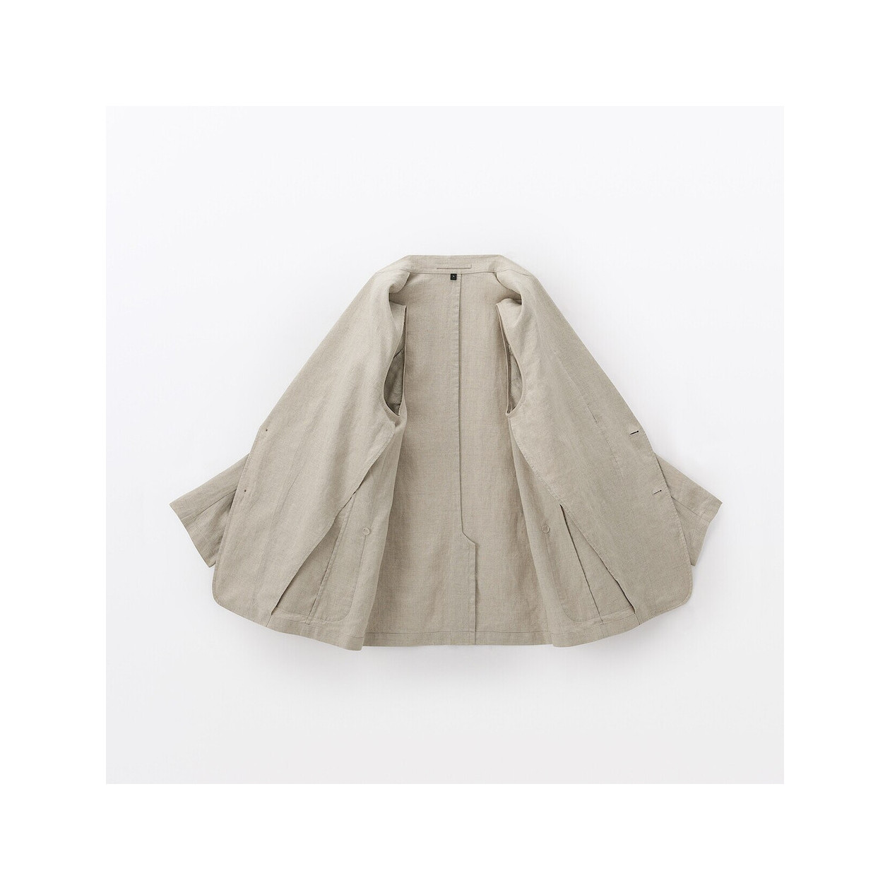 Marynarka lniana natural