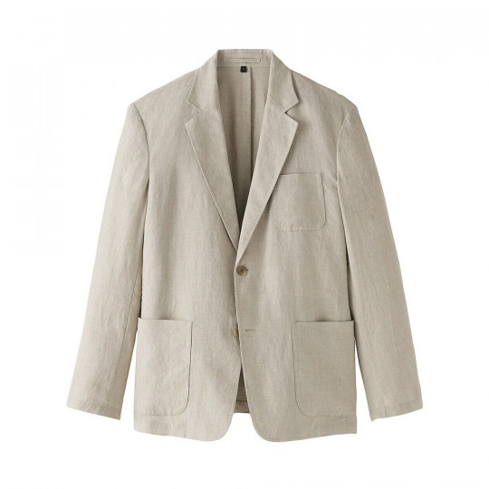 Marynarka lniana natural