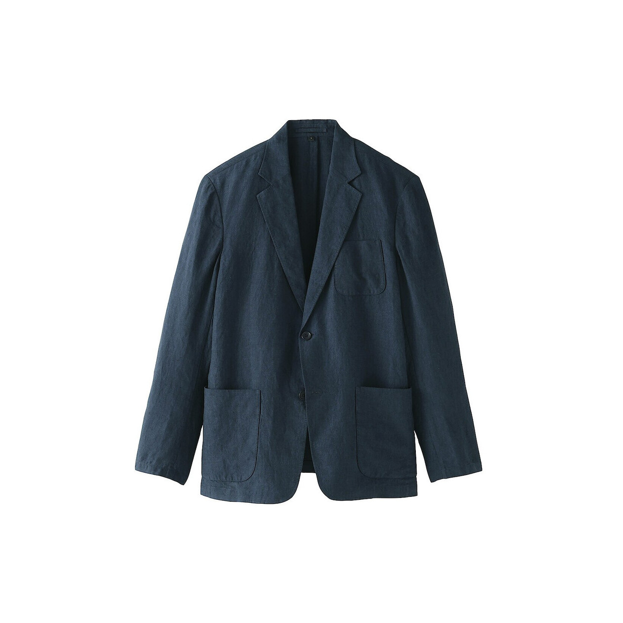 Marynarka lniana granatowa