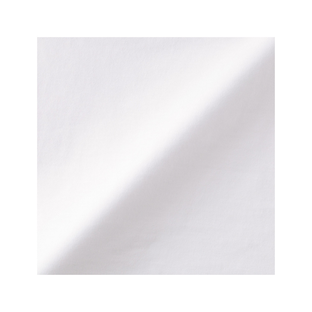 T-shirt french sleeve biały