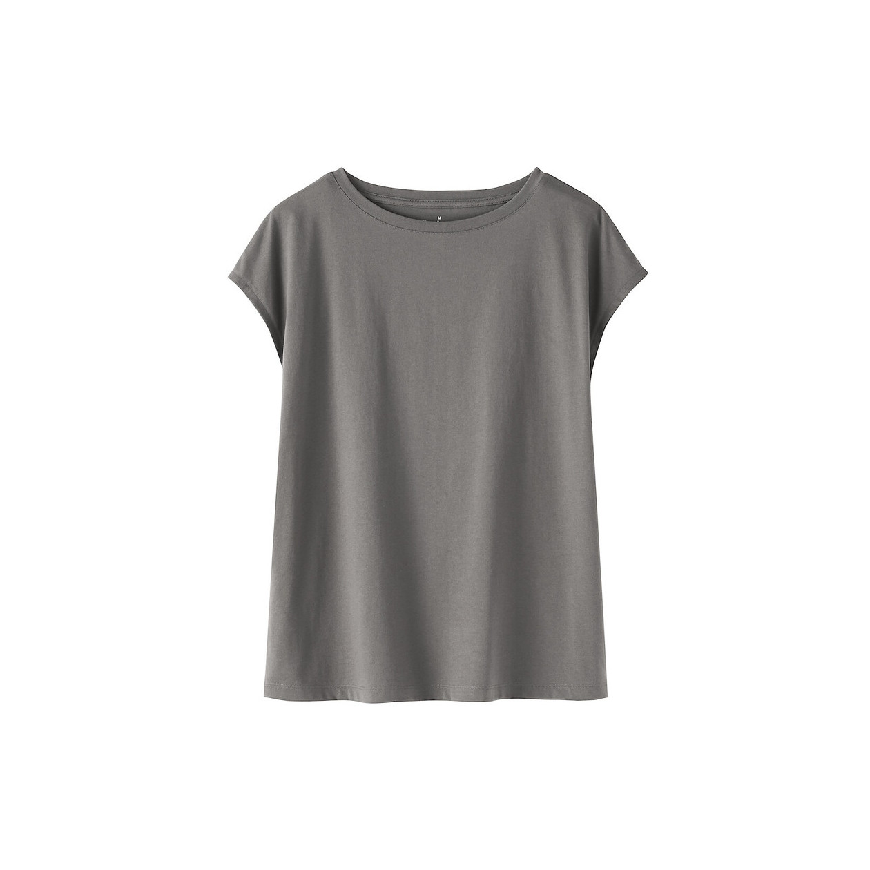 T-shirt french sleeve ciemnoszary