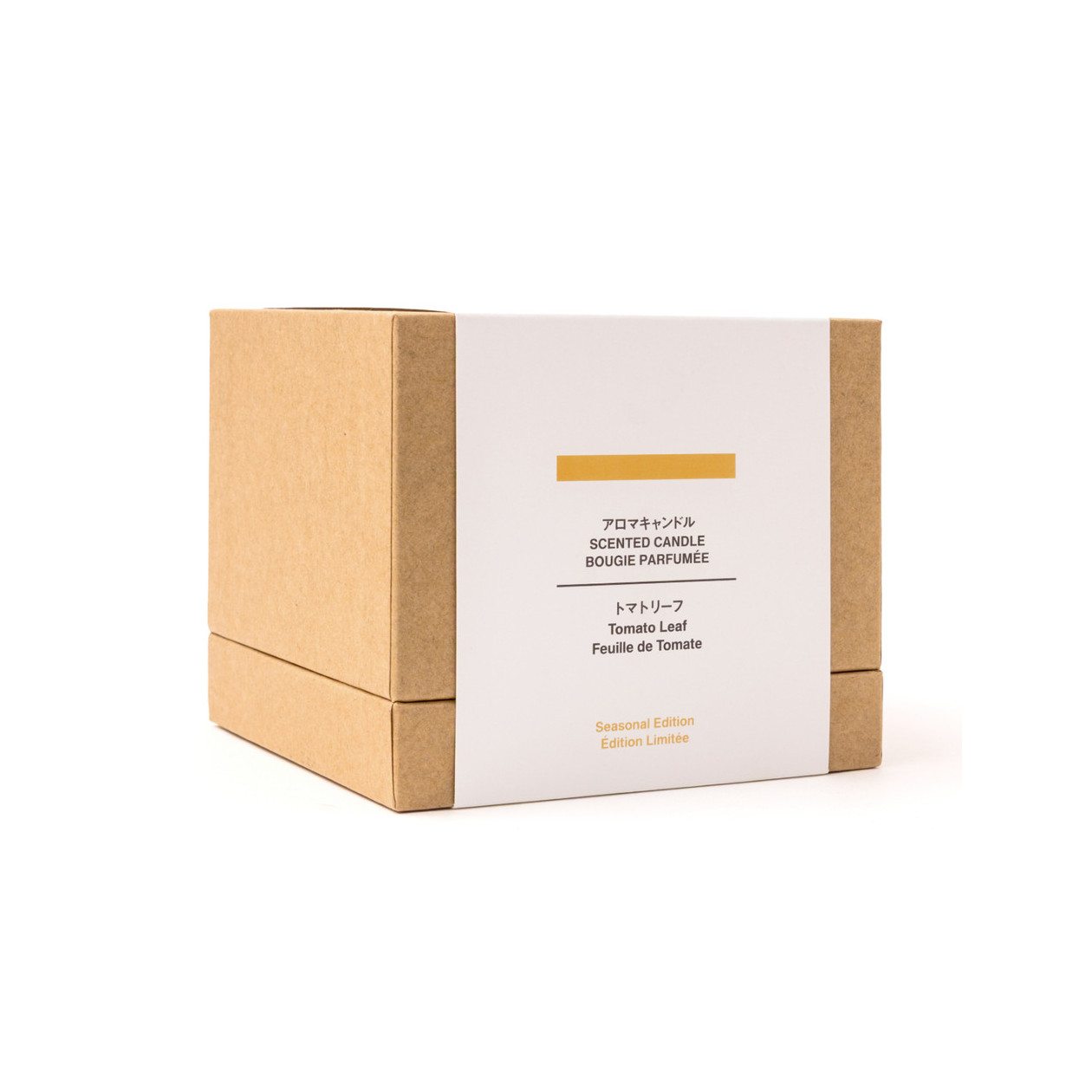 Świeca zapachowa z 3 knotami liść pomidora