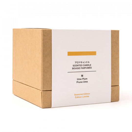 Świeca zapachowa z 3 knotami morela japońska /ume