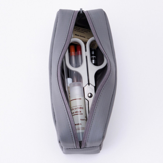 Piórnik z materiału spadochronowego L szary