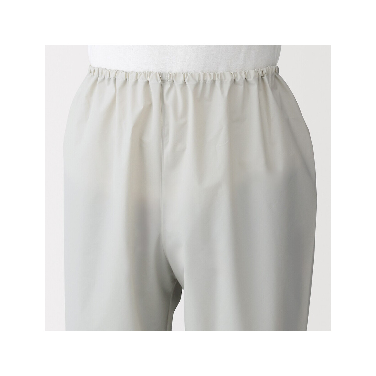 Spodnie przeciwdeszczowe docinane beżowy