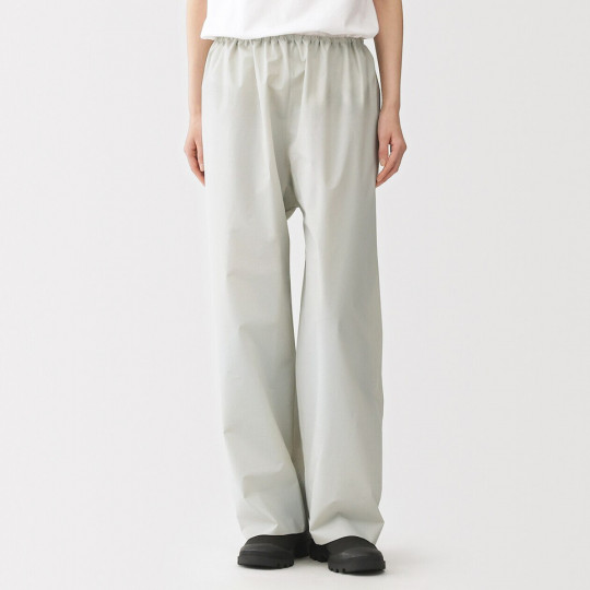 Spodnie przeciwdeszczowe docinane beżowy