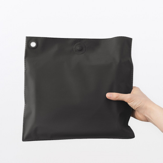 Spodnie przeciwdeszczowe docinane czarne