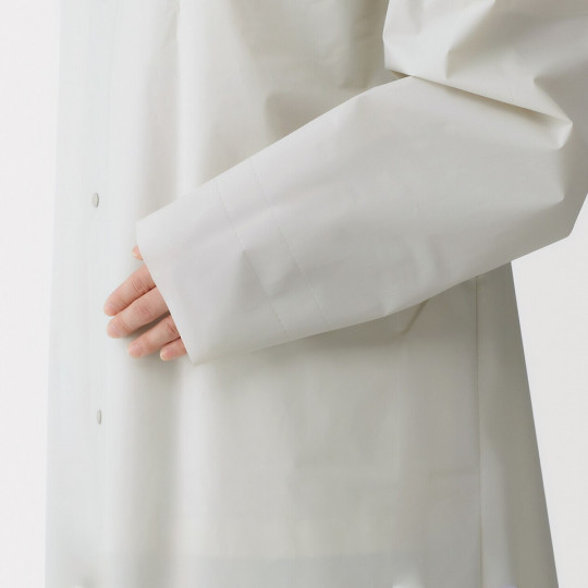 Płaszcz przeciwdeszczowy docinany beżowy