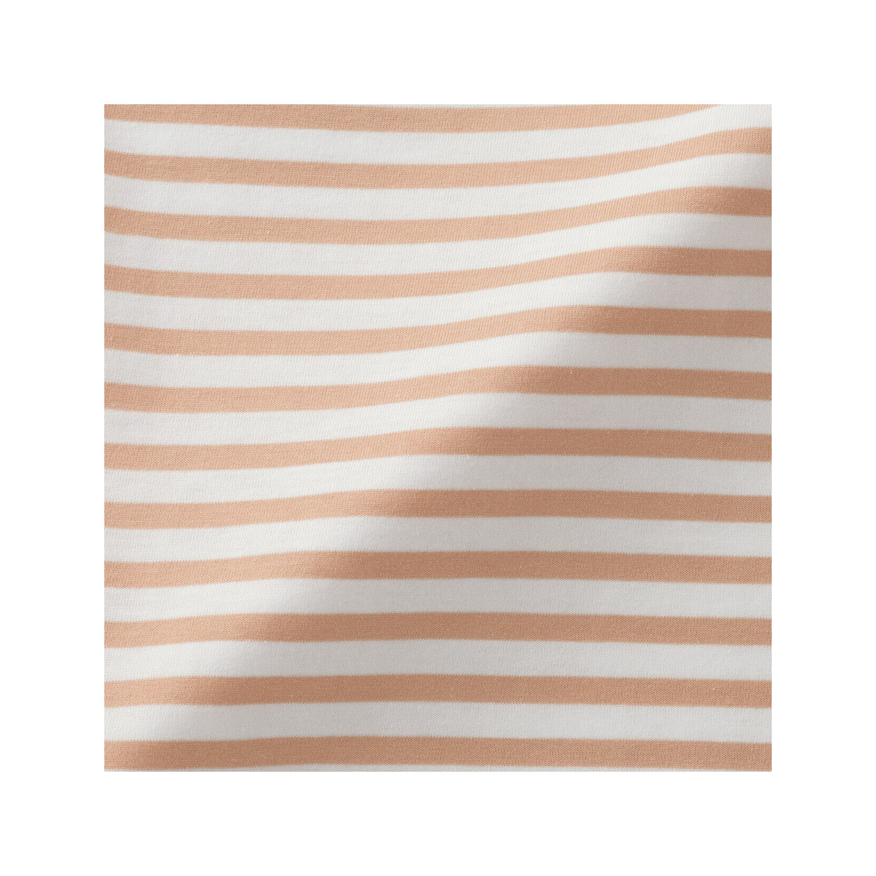 T-shirt w biało-pomarańczowe paski