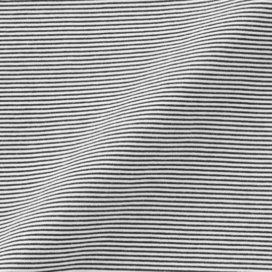 T-shirt w drobne czarno-białe paski