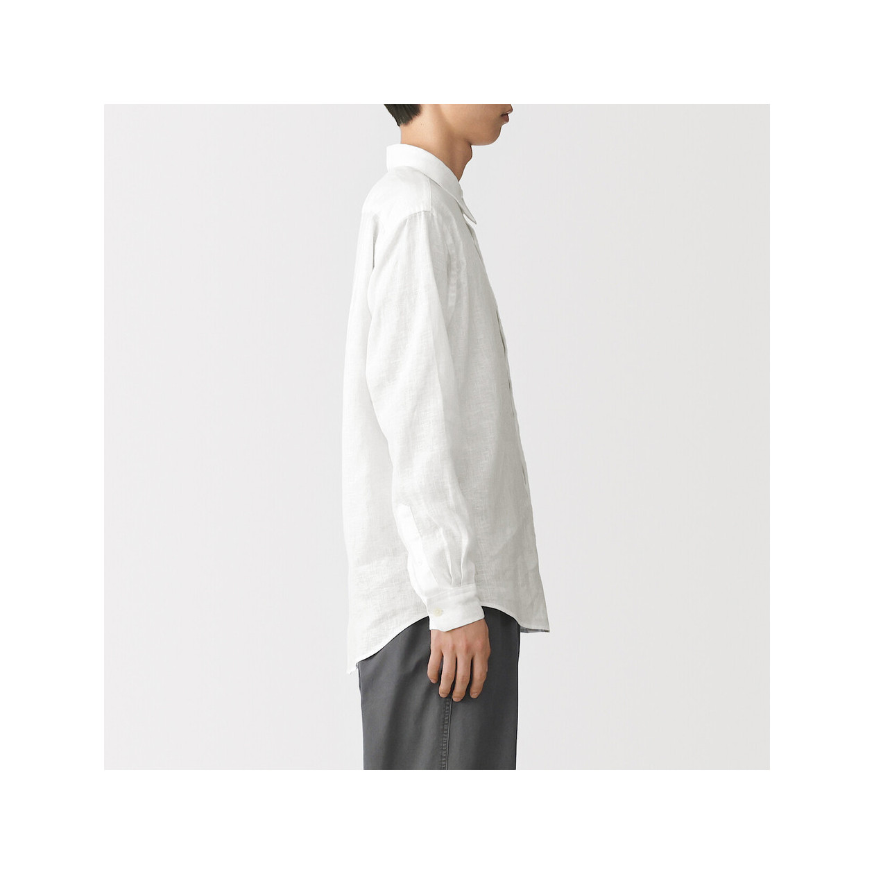 Koszula lniana biała