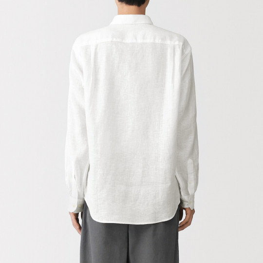 Koszula lniana biała
