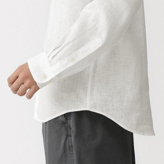Koszula lniana biała