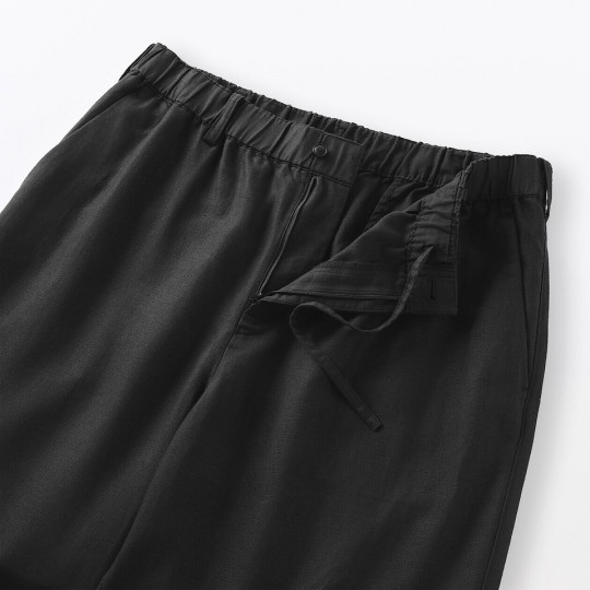 Spodnie z włókna konopnego czarne