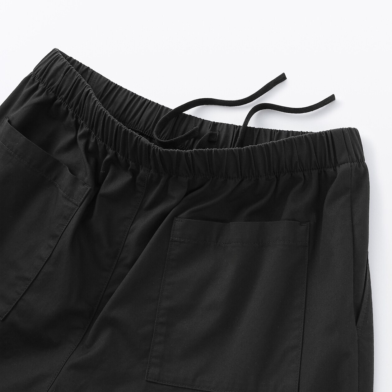 Spodnie bawełniane easy fit czarne