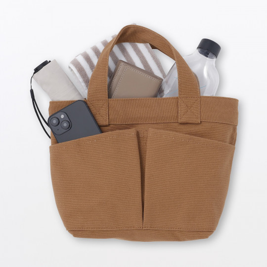 Torba tote bawełniana mini camel