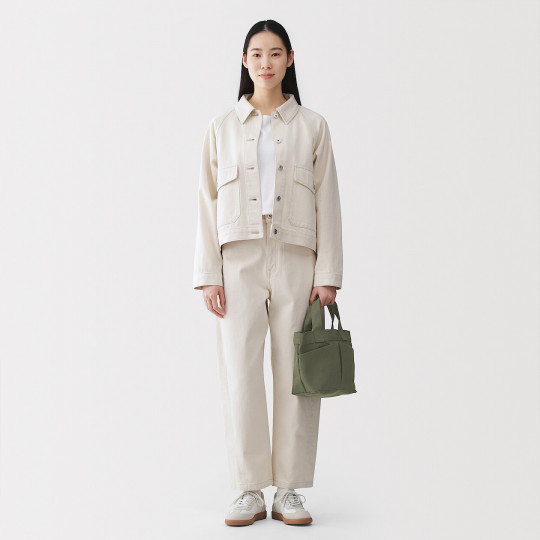 Torba tote bawełniana mini khaki